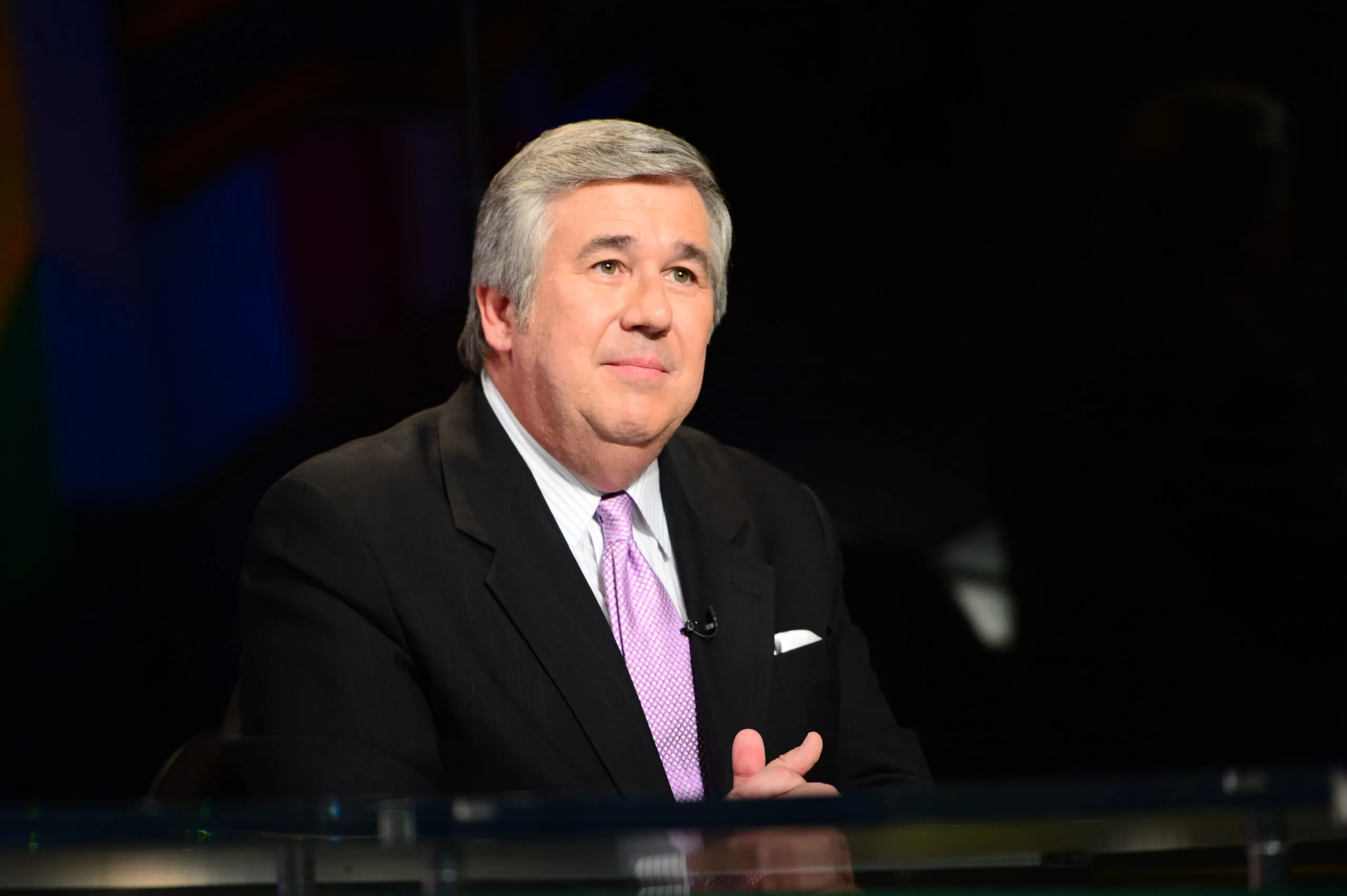 Rio de Janeiro, BR - July 12, 2014 - FIFA World Cup Host Set: Bob Ley on the set during the 2014 FIFA World Cup (Photo by Phil Ellsworth / ESPN Images)