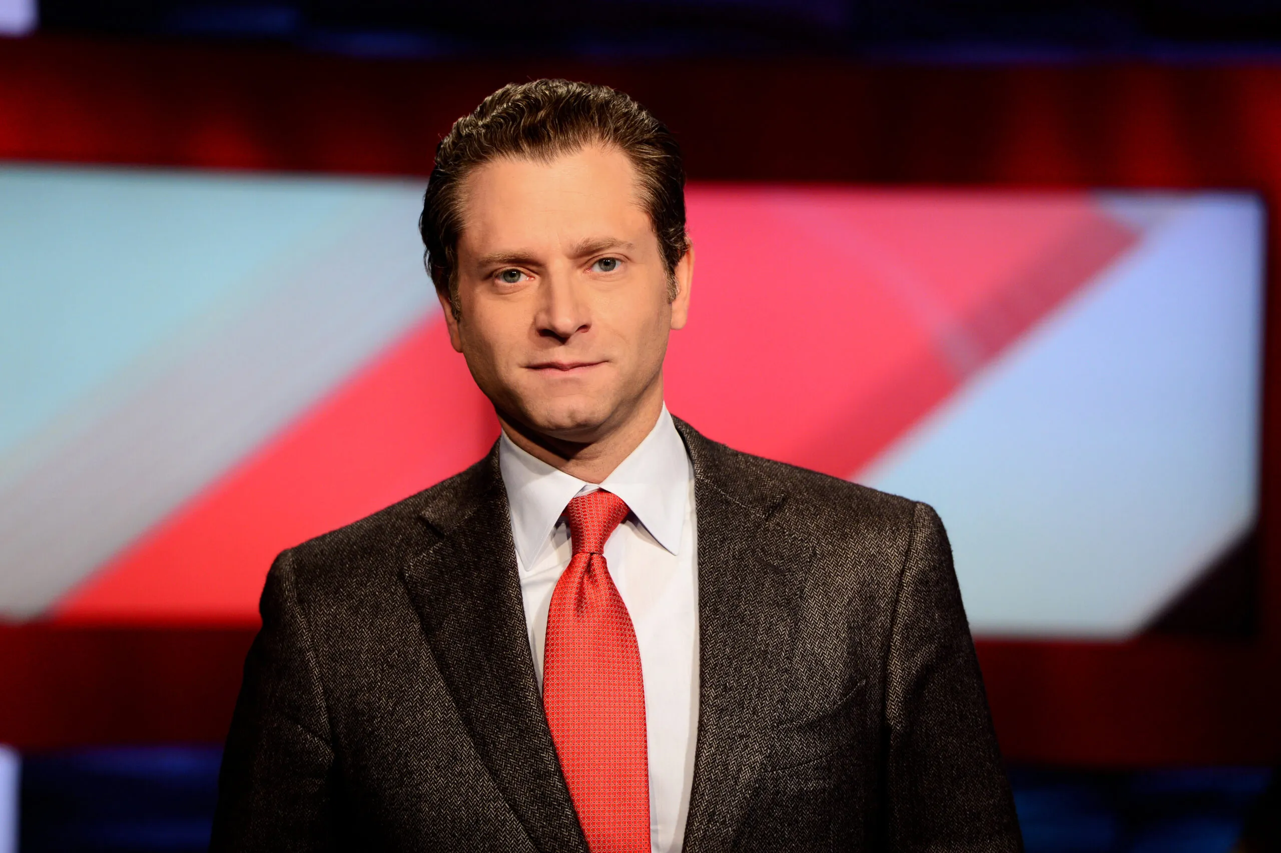 Bristol, CT - April 17, 2014 - Studio D: Jeremy Schaap on the Outside the Lines set.(Photo by Joe Faraoni / ESPN Images)