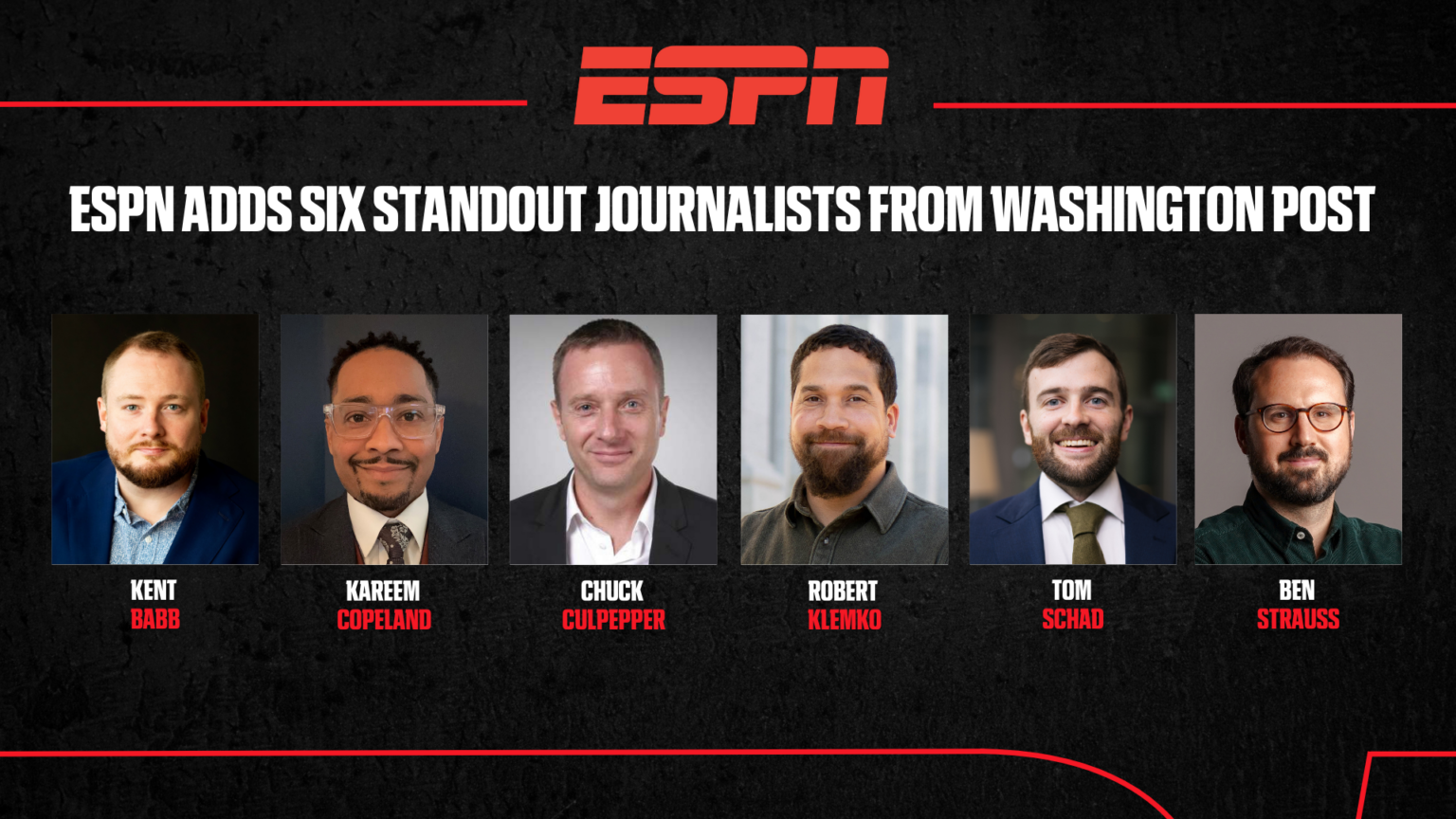 ESPN adds six standout journalists from The Washington Post - ESPN ...
