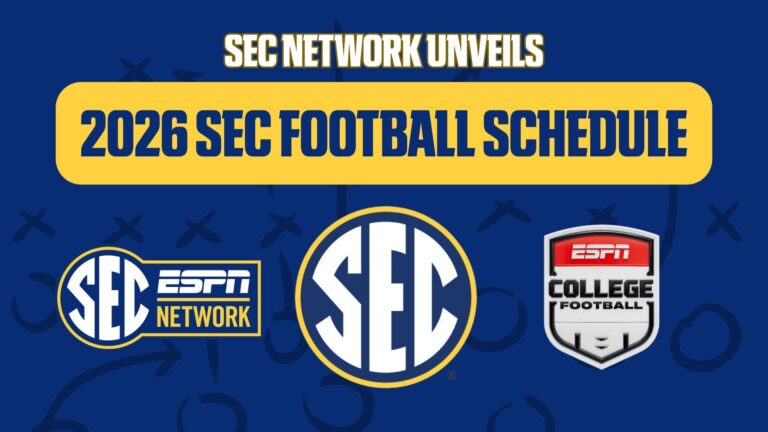 SEC Network unveils extensive 2026 College Football slate, beginning ...