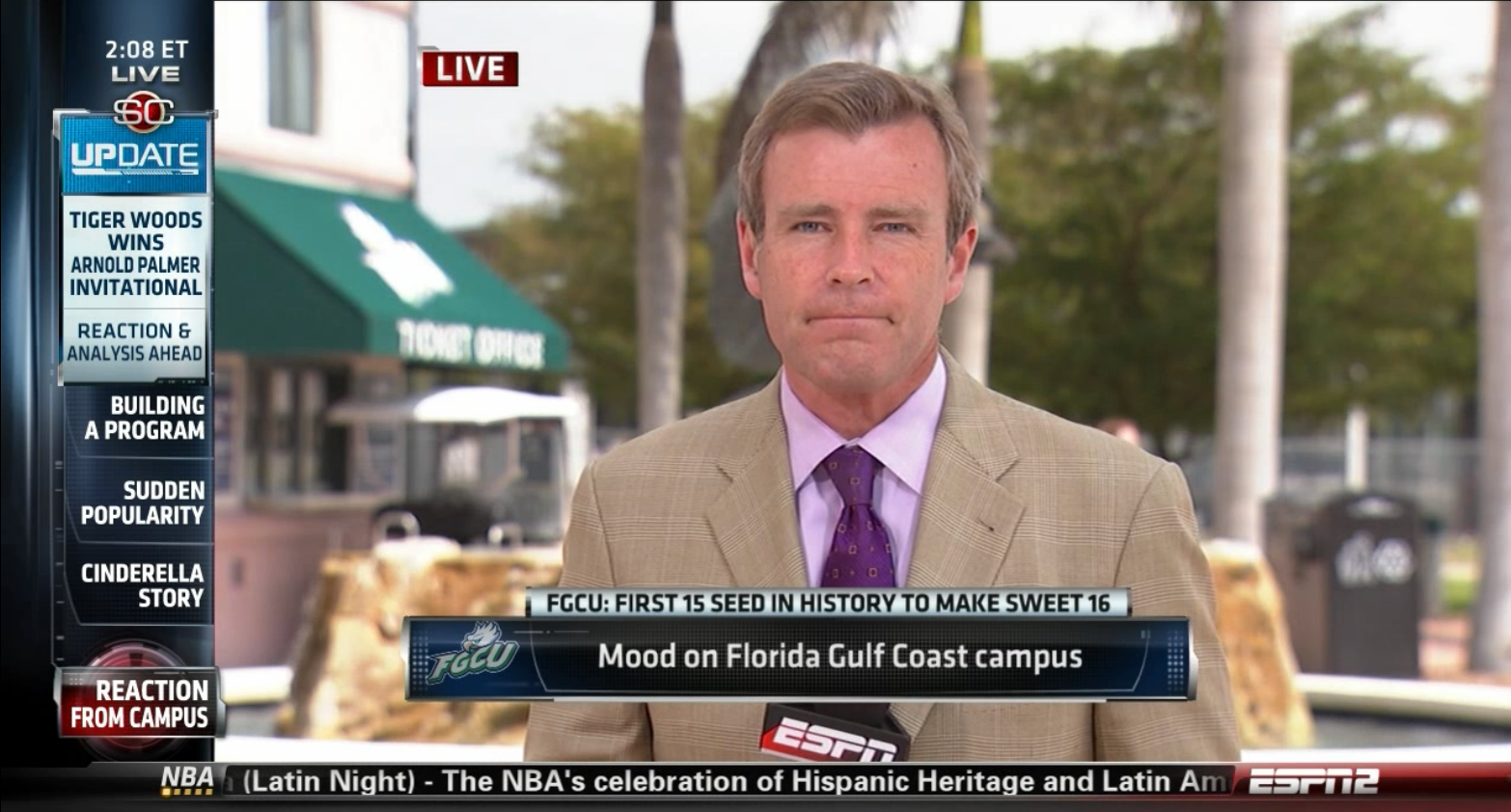 Fgcu Tim Rinaldi Tom Rinaldi goes from Tiger coverage to Eagles watch at Florida Gulf ...