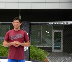 Gil Melendez is an ESPN UFC analyst who also is an active fighter. Melendez. who joined ESPN as an analyst in 2013, will face defending champ Anthony Pettis tomorrow for the UFC Lightweight title. (Joe Faraoni/ESPN Images)